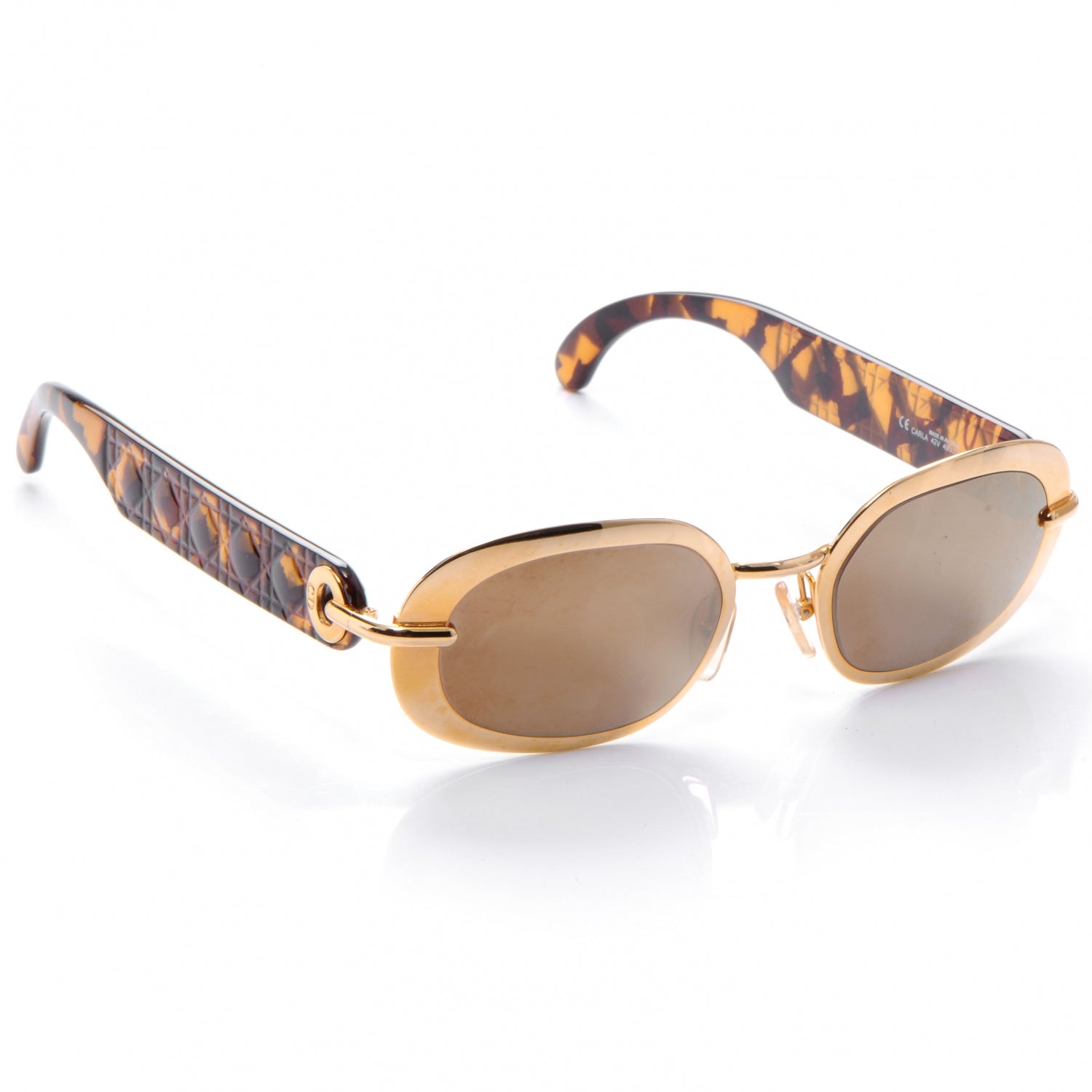 Christian Dior Carla Sunglasses Tortoise 3 of 5