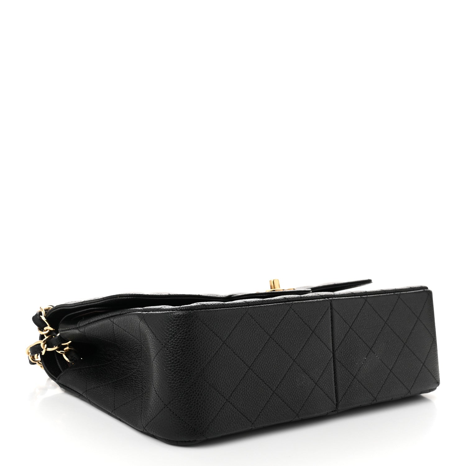 Chanel Caviar Quilted Jumbo Double Flap Black 4 of 12
