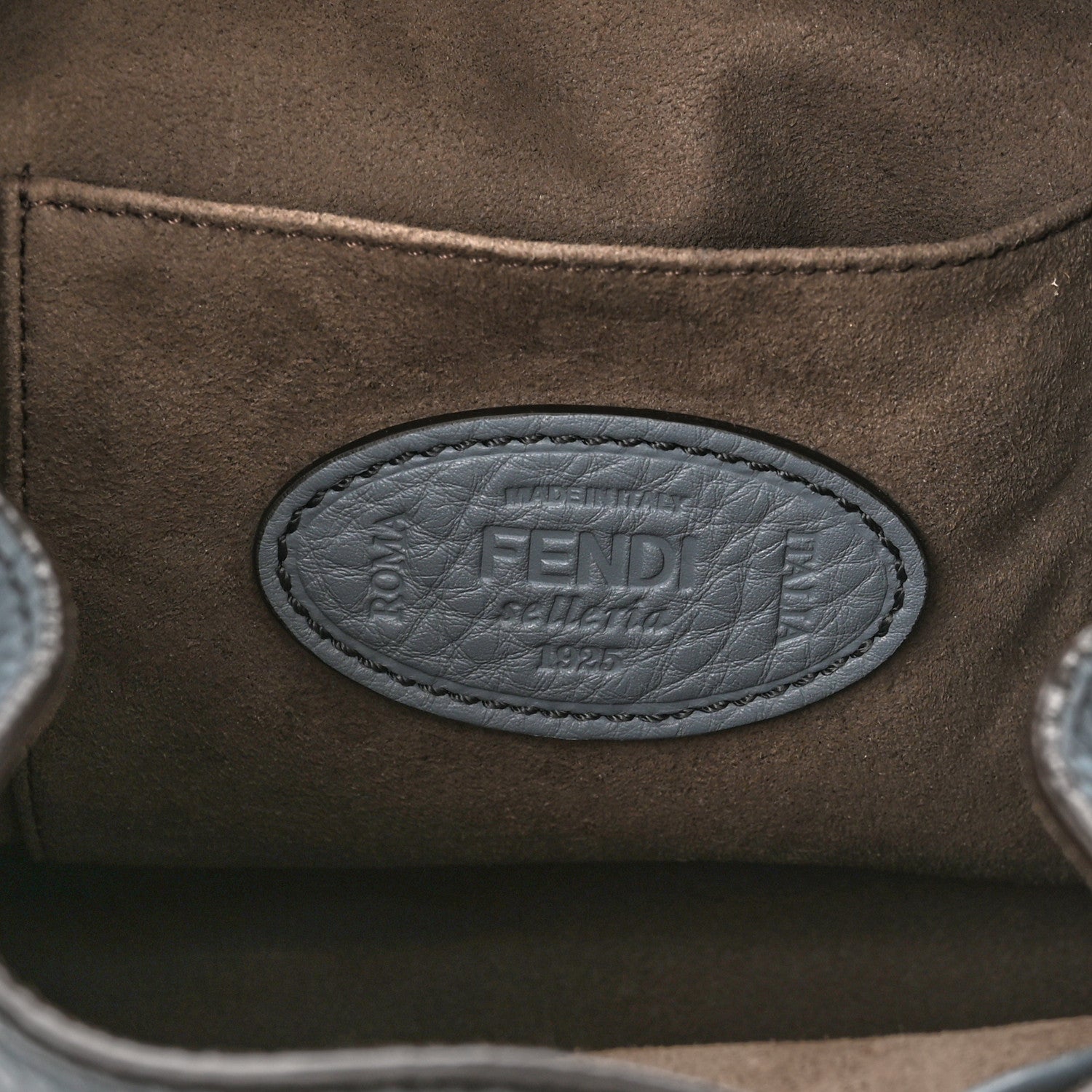 Fendi Cuoio Romano Selleria F is Fendi Grande Mon Tresor Pocket Bucket Bag Nube 5 of 11