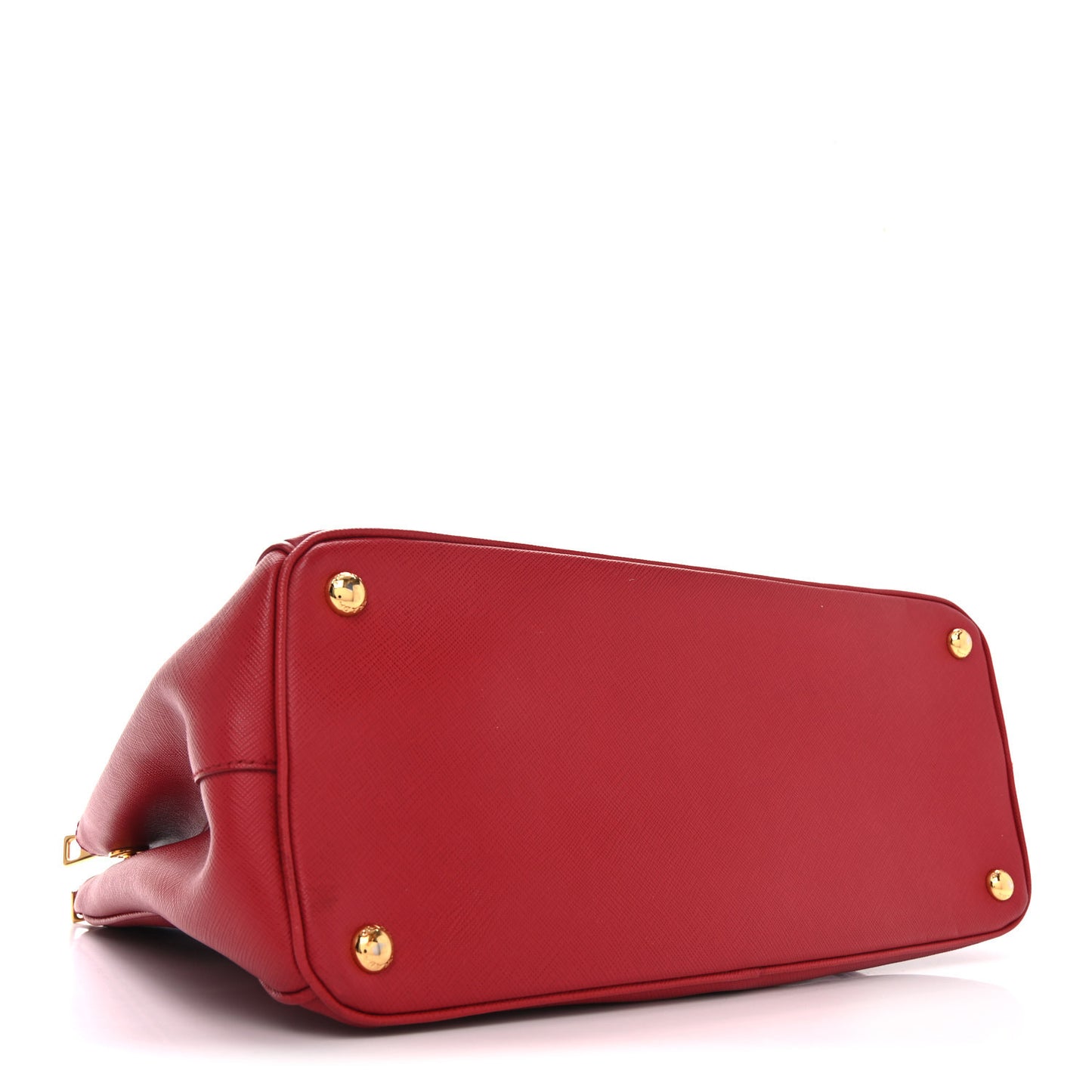 Saffiano Medium Galleria Double Zip Tote Fuoco