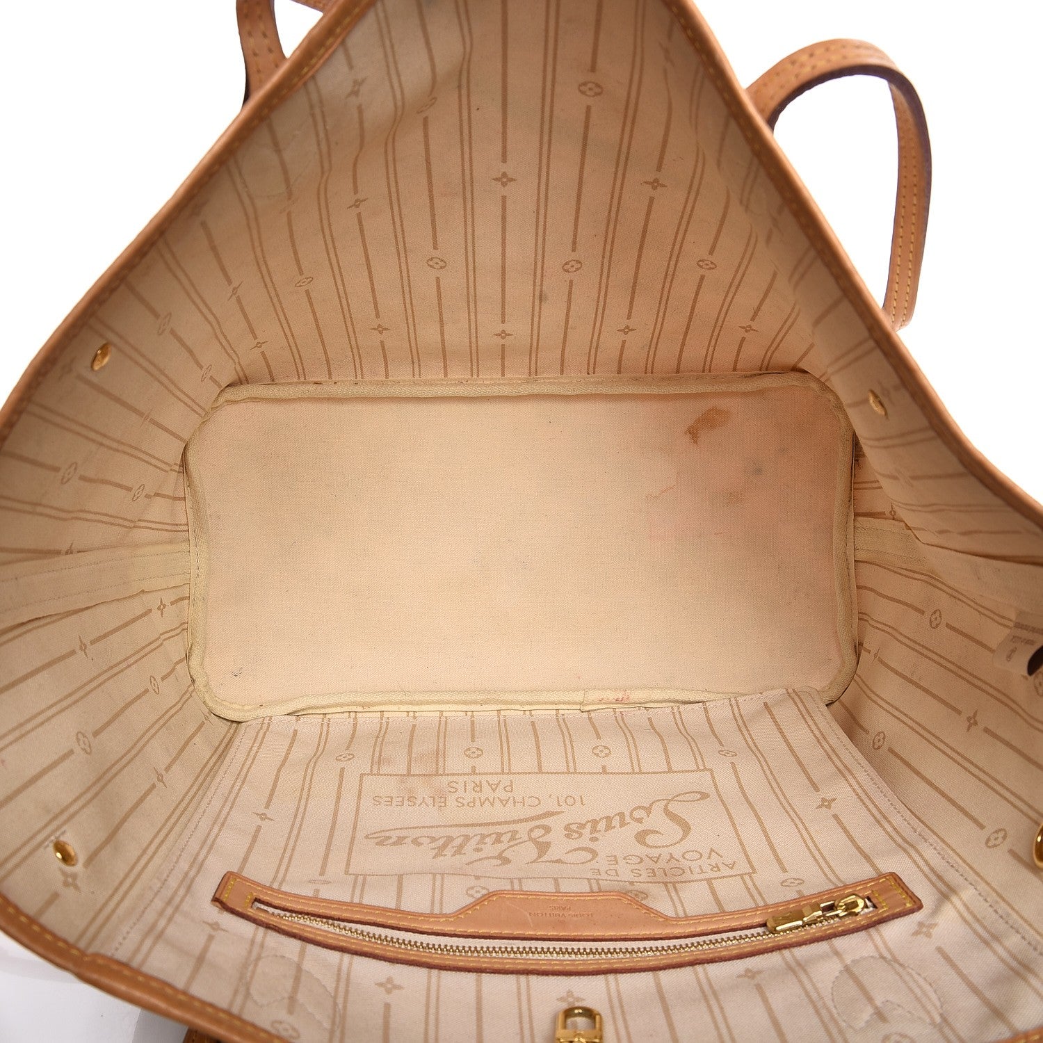 Louis Vuitton Damier Azur Neverfull MM 5 of 18