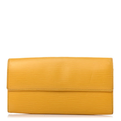 Louis Vuitton Epi Sarah Wallet Citron 1 of 8