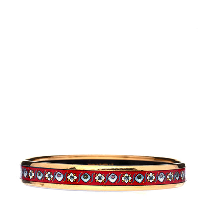 Hermes Enamel Printed Narrow Bracelet 62 1 of 6