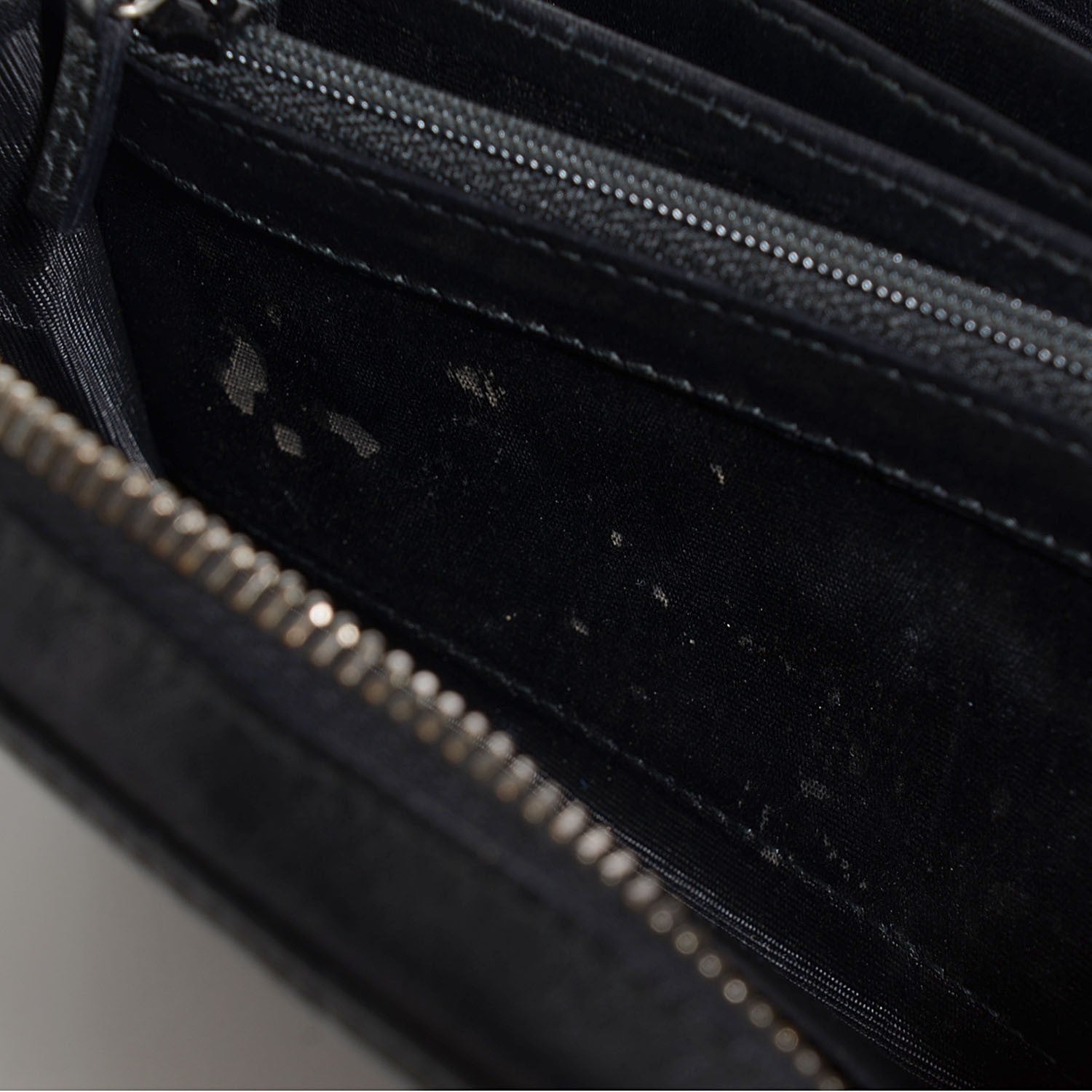 Gucci Microguccissima Large Zip Around Wallet Black 6 of 8