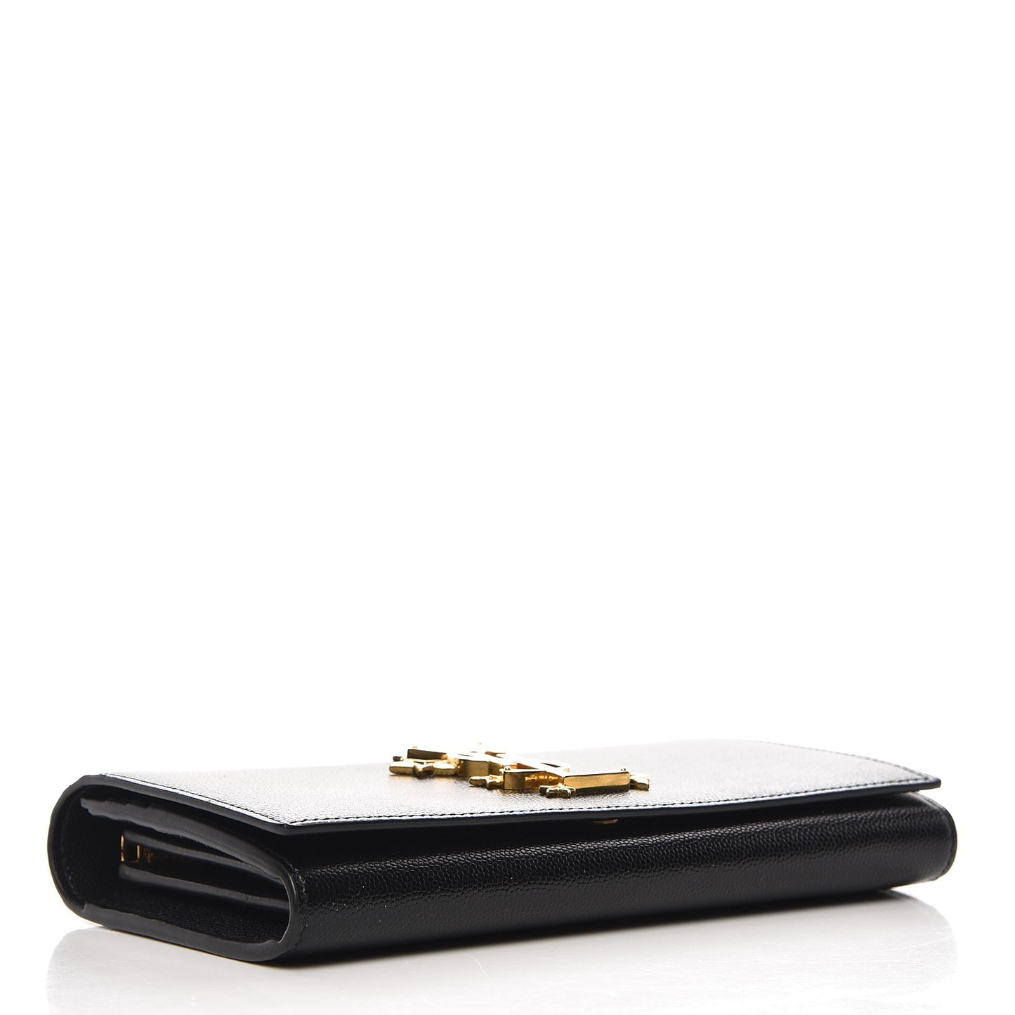 Grain De Poudre Star Studded Monogram Zip Wallet in Black