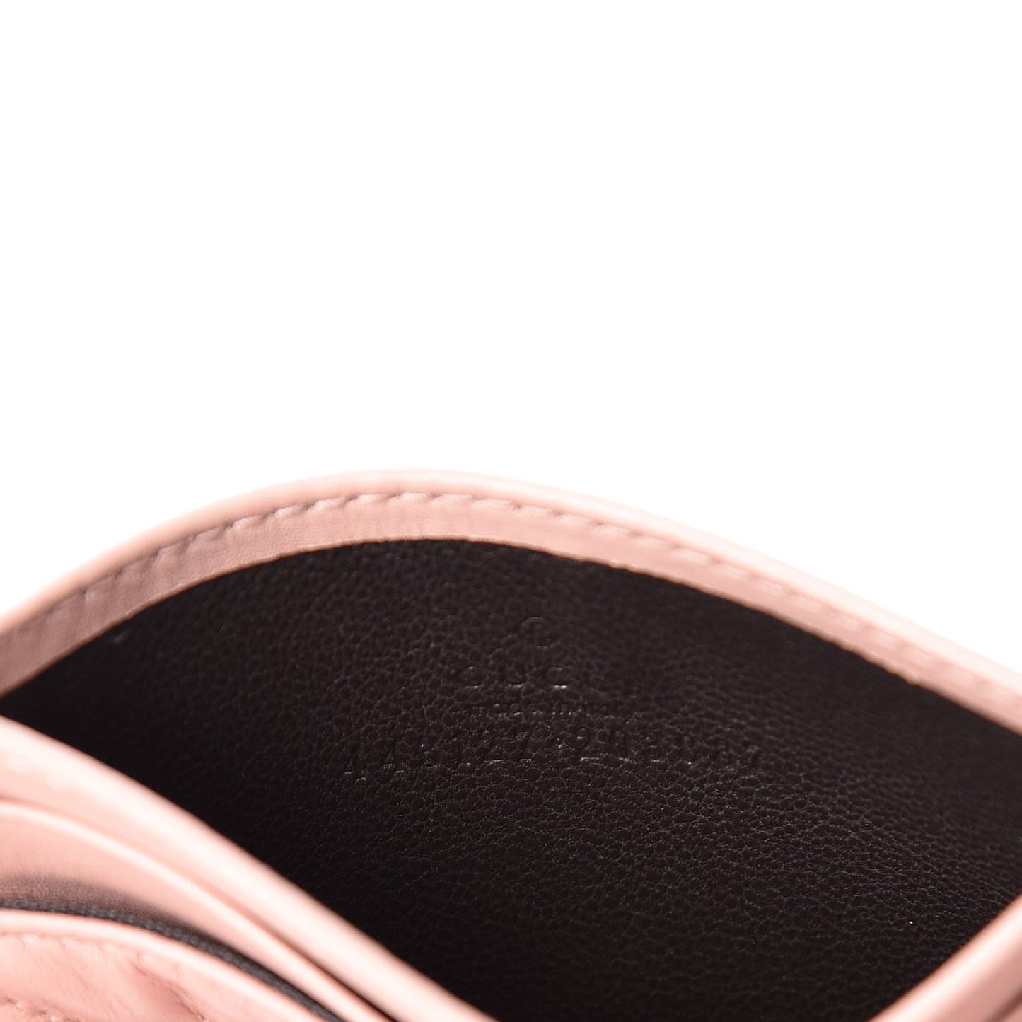Calfskin Matelasse GG Marmont Card Holder Perfect Pink