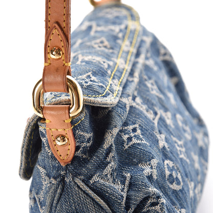 Louis Vuitton Monogram Denim Mini Pleaty Blue 11 of 15