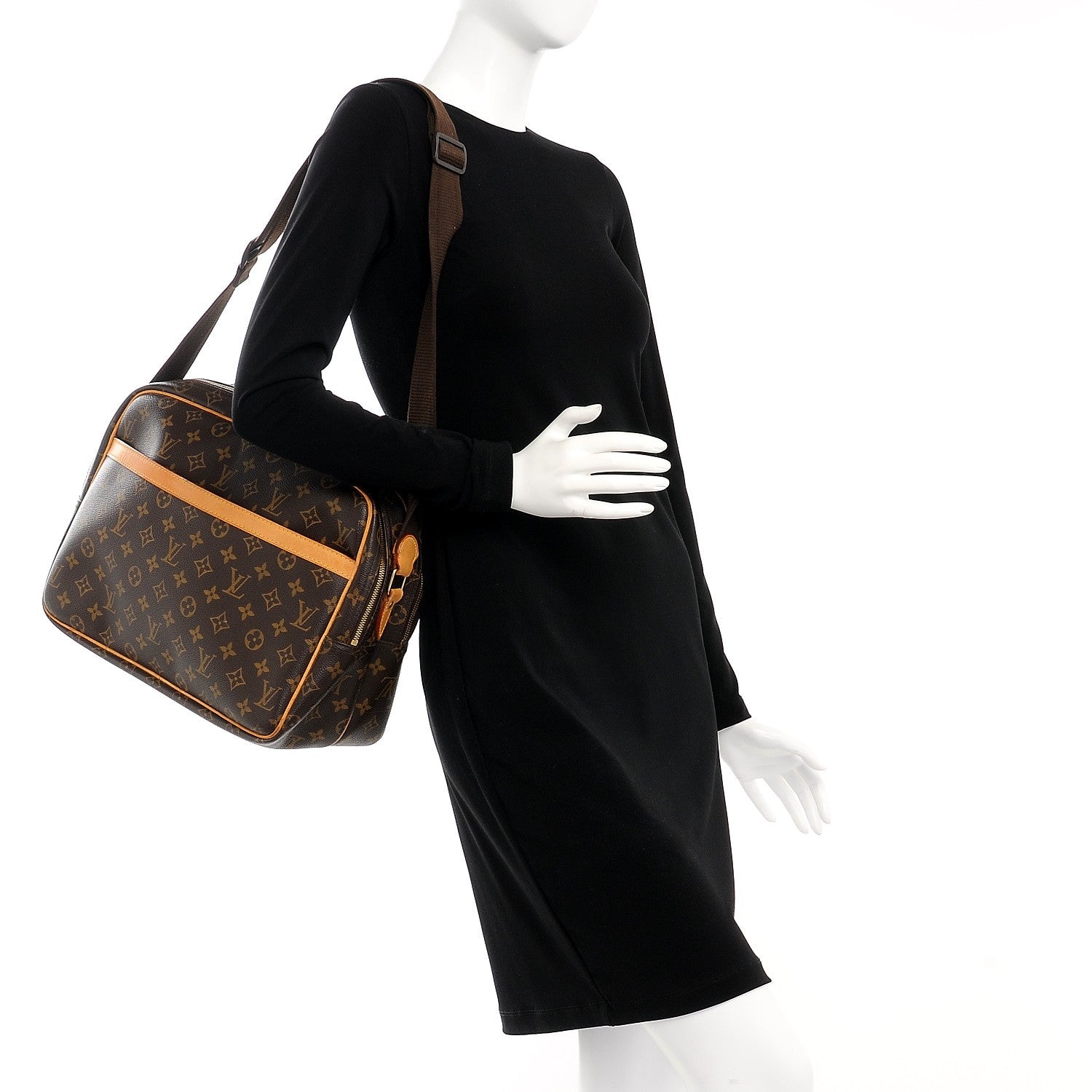 Louis Vuitton Monogram Reporter GM 2 of 7