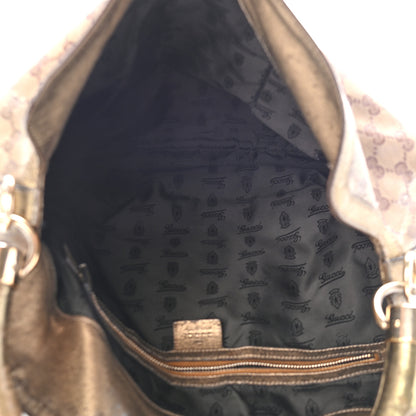 Gucci Crystal Monogram Large Indy Top Handle Bag 5 of 9