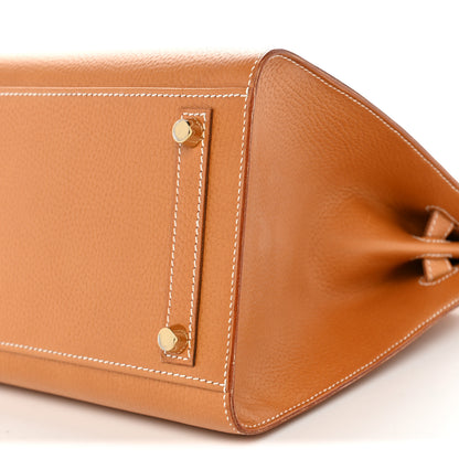 Hermes Vache Naturelle Grainee Birkin Sellier 30 Natural Sable 10 of 12