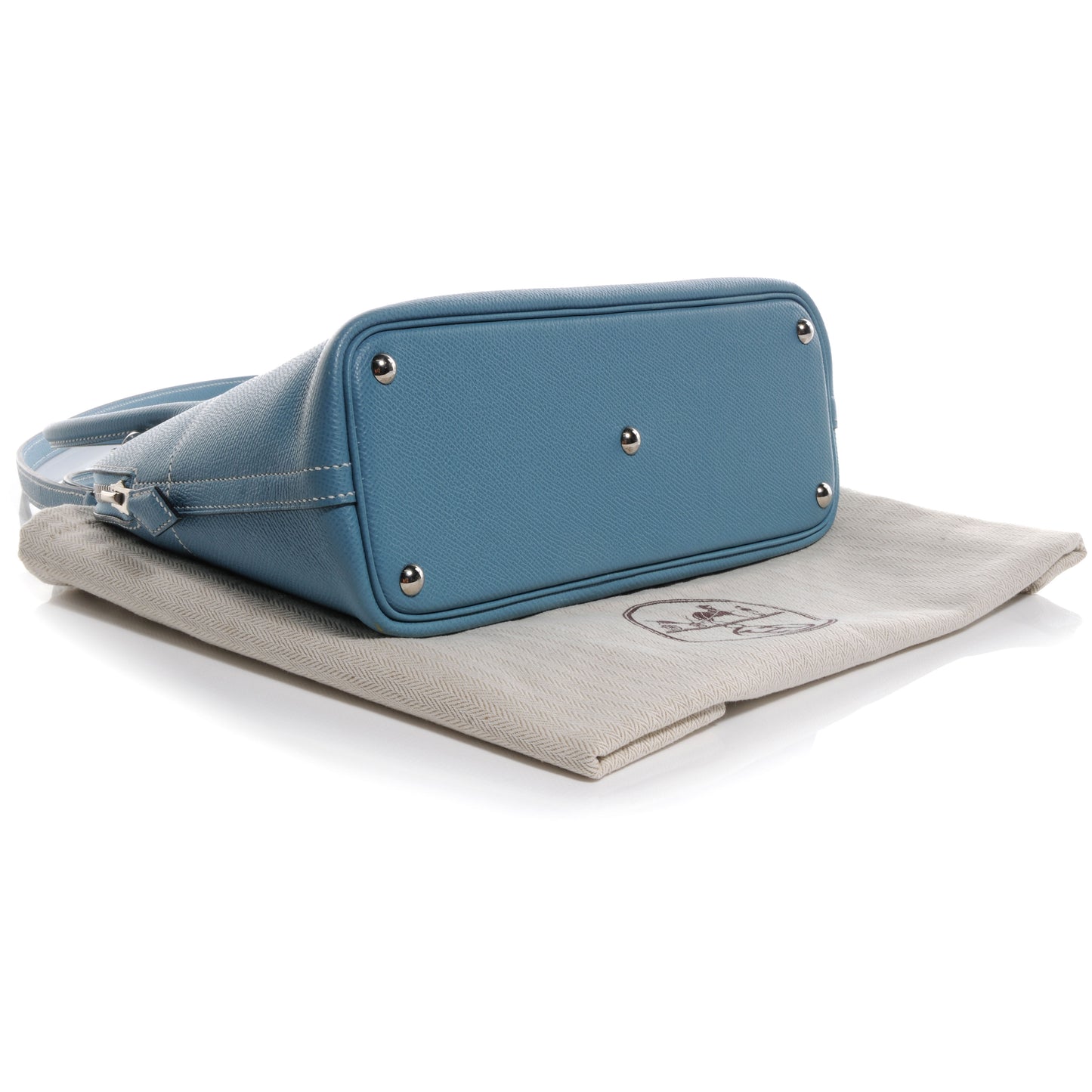 Veau Epsom Mini Bolide 27 Blue Jean