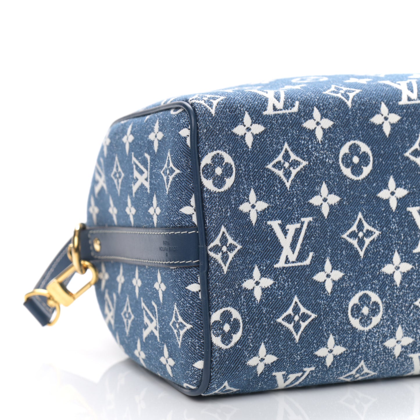 Monogram Jacquard Denim Speedy Bandouliere 25 Bleu