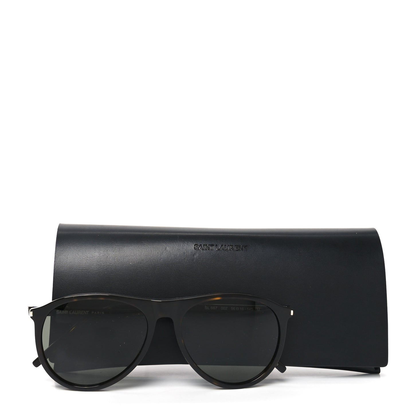 Acetate Aviator Sunglasses SL 667 Tortoise