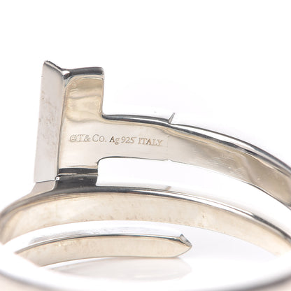 Tiffany Sterling Silver T Square Wrap Ring 51 5.75 4 of 5