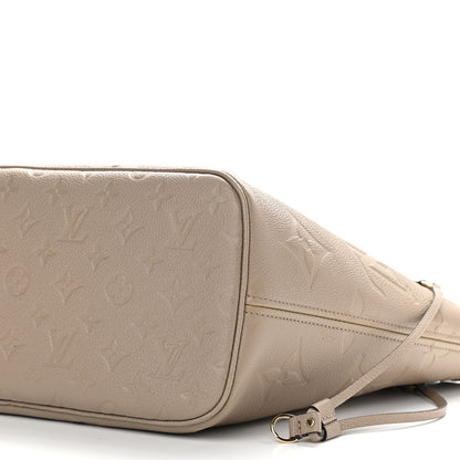 Louis Vuitton Empreinte Monogram Giant Neverfull MM Tourterelle 8 of 8
