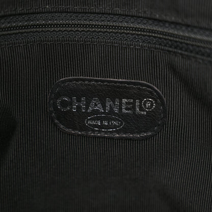 Chanel Lambskin CC Tote Black 6 of 12