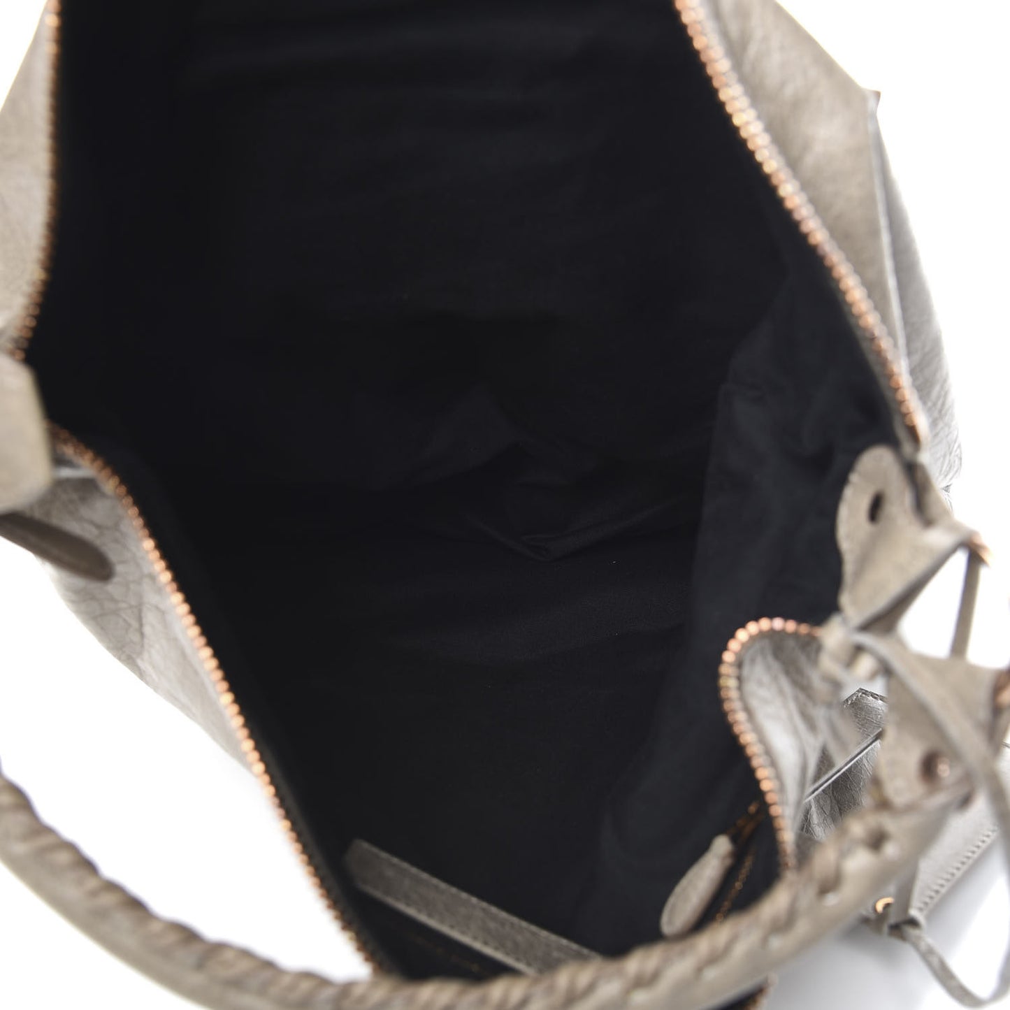 Agneau Giant 21 Rose Gold Hardware Day Hobo Papyrus
