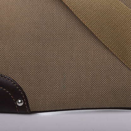 Prada Jacquard Logo Small Flat Messenger Bag Corda Moro 12 of 12