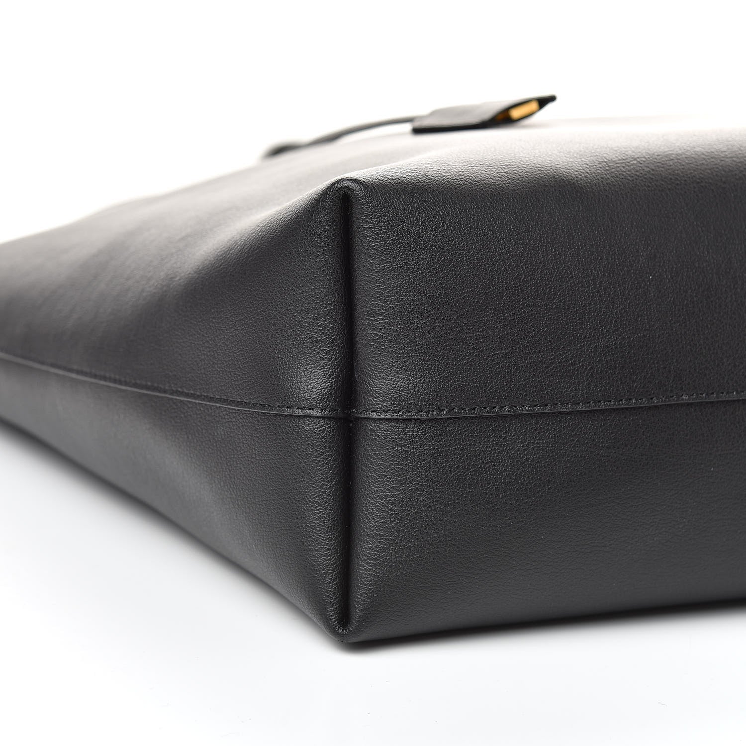 Saint Laurent Calfskin Large Shopping Tote Black 9 of 10