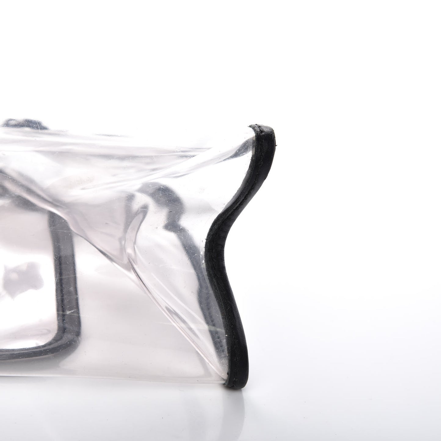 Lambskin Vinyl Naked Tote Black