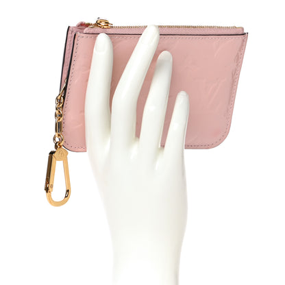 Louis Vuitton Vernis Key Pouch Rose Ballerine 2 of 12