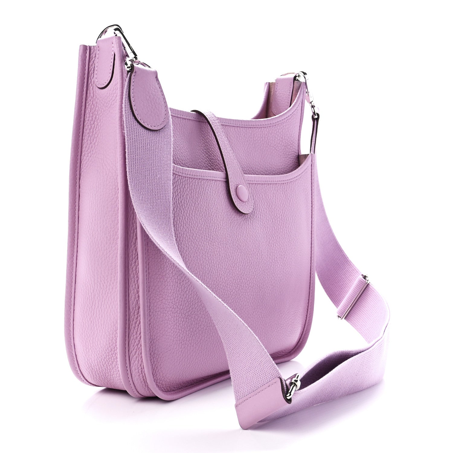 Hermes Taurillon Clemence Evelyne III PM Mauve Sylvestre 3 of 10