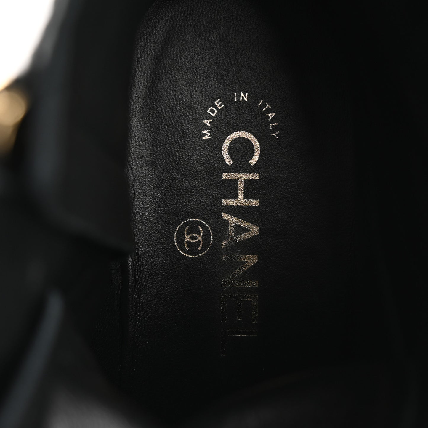 Shiny Crumpled Lambskin Lace Up Combat Boots 42 Black