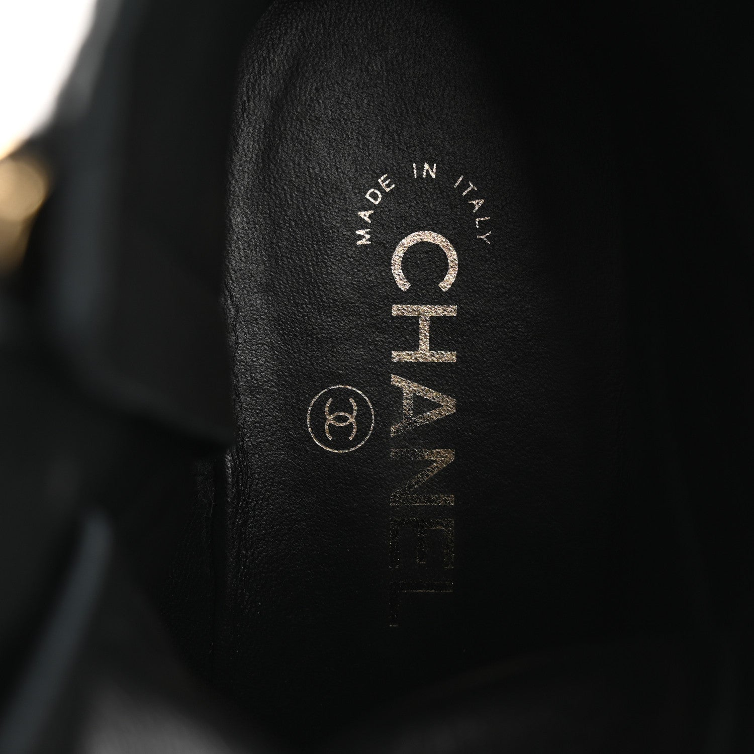 Chanel Shiny Crumpled Lambskin Lace Up Combat Boots 42 Black 7 of 10