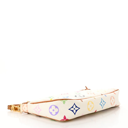 Louis Vuitton Monogram Multicolor Pochette Accessories White 4 of 9