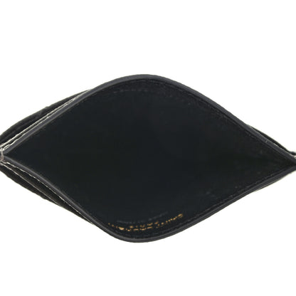 Saint Laurent Grain De Poudre Matelasse Chevron Monogram Credit Card Case Storm 4 of 4