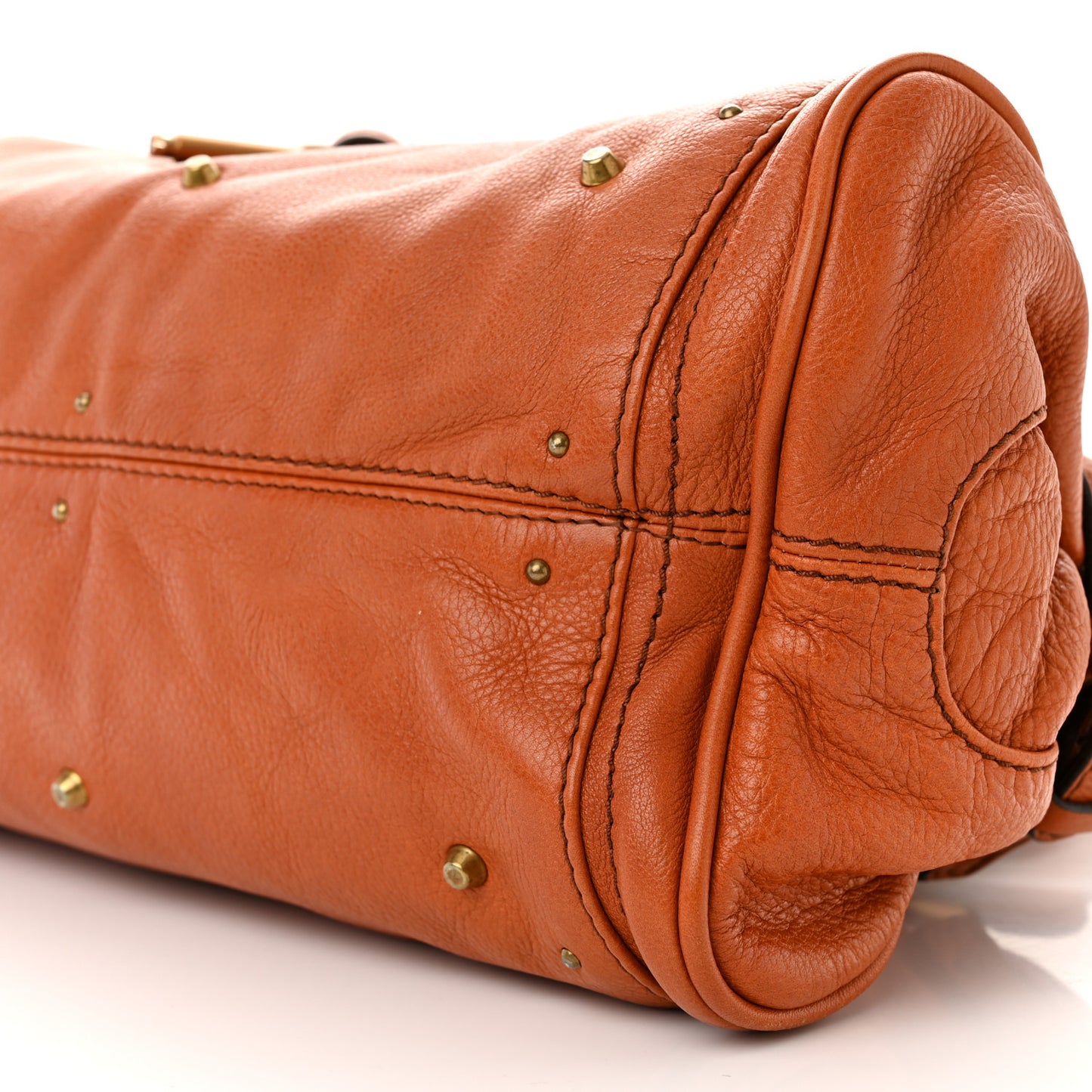 Calfskin Medium Paddington Satchel Ecureil Brown