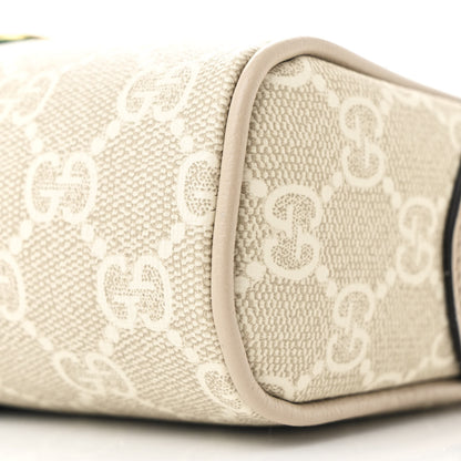 Gucci GG Supreme Monogram Textured Dollar Calfskin Mini Ophidia Shoulder Bag Beige Mystic White Oatmeal 10 of 12