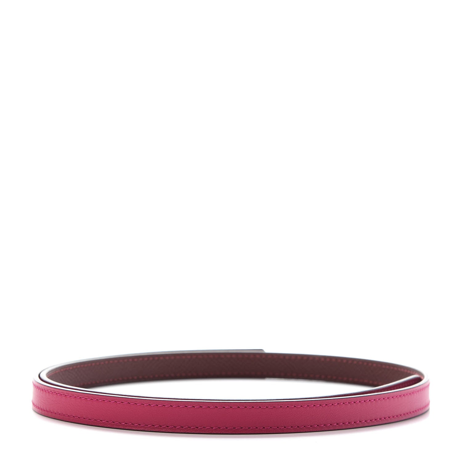 Hermes Swift Epsom 13mm Belt Strap 80 Rose Mexico Rouge H 2 of 6
