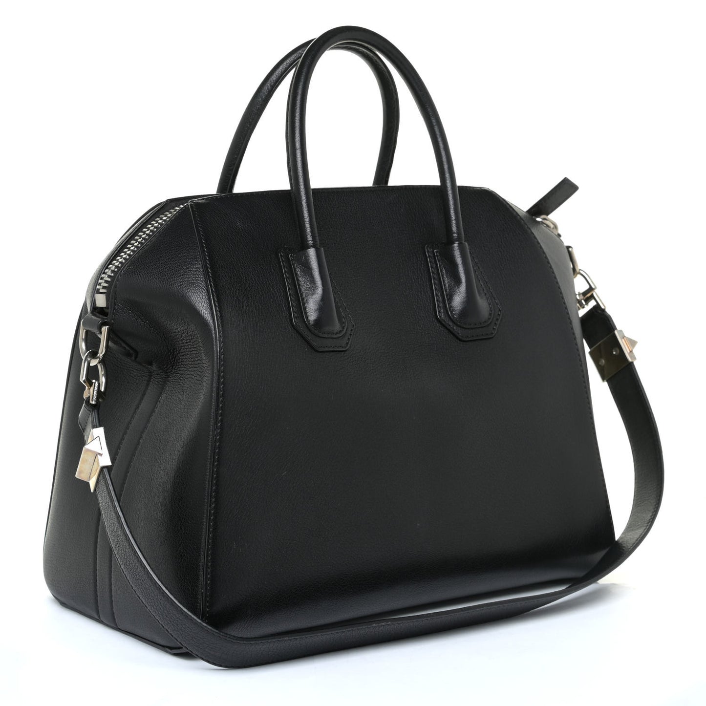 Sugar Goatskin Medium Antigona Black