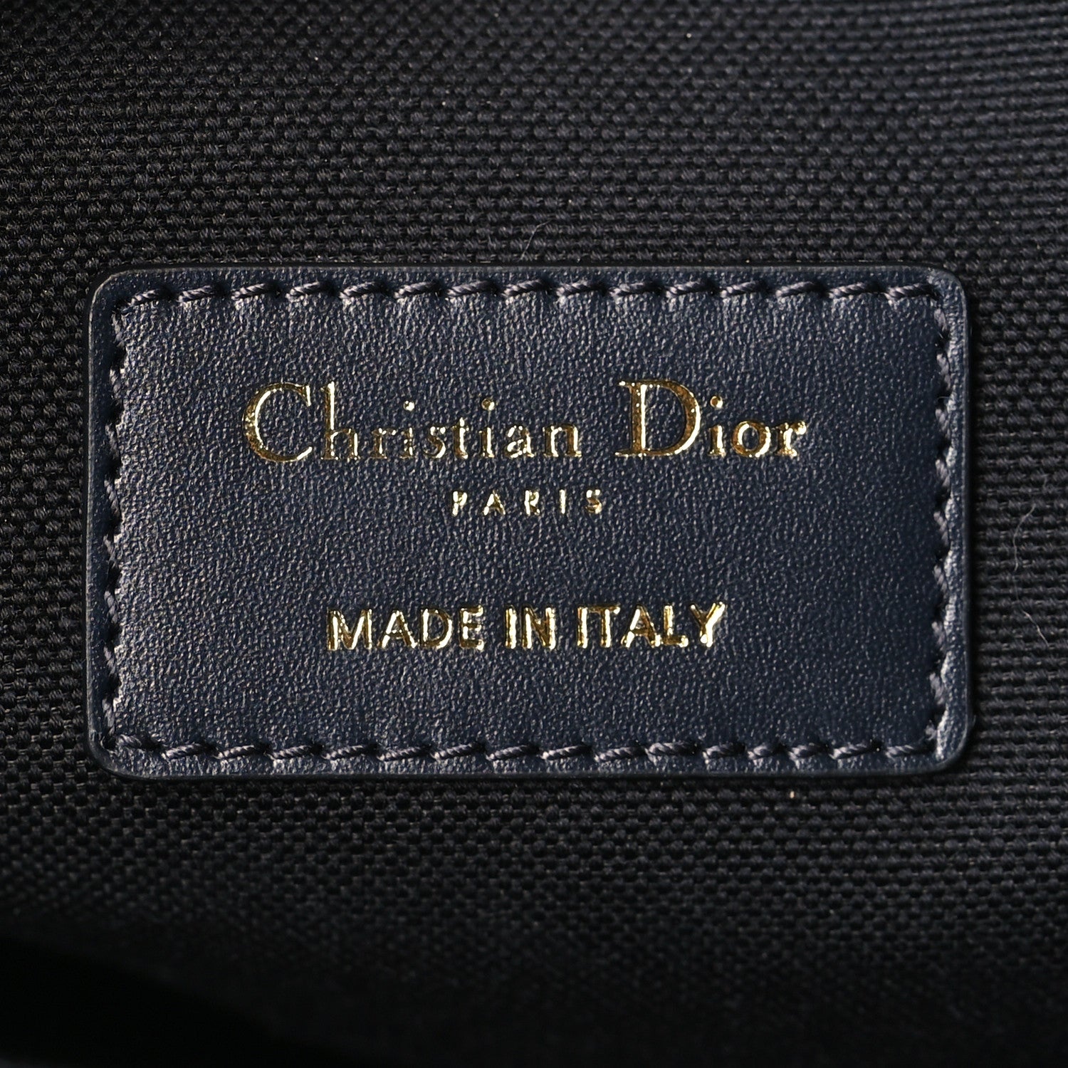 Christian Dior Oblique Medium C'est Chain Bucket Bag Blue 6 of 8