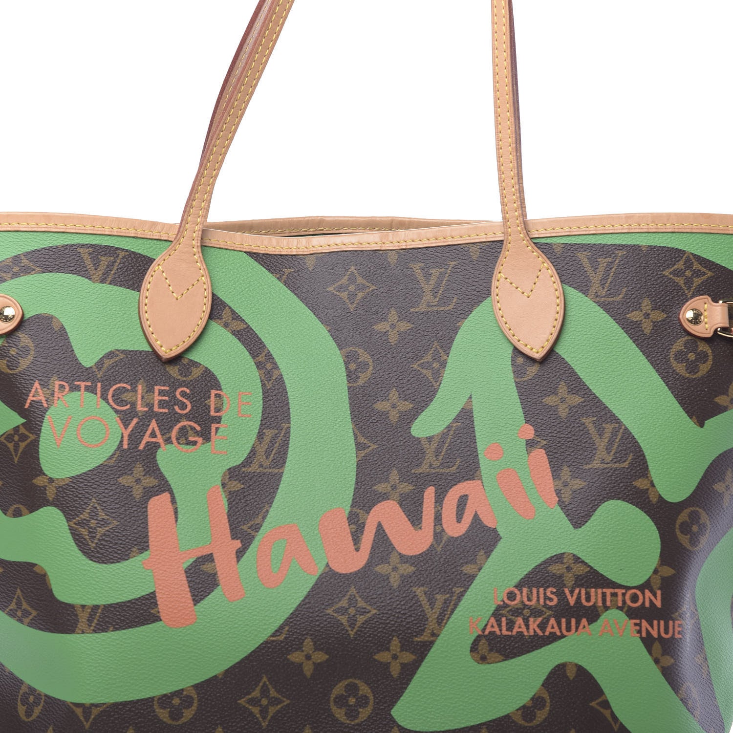 Louis Vuitton Monogram Tahitienne Hawaii Neverfull MM 8 of 10