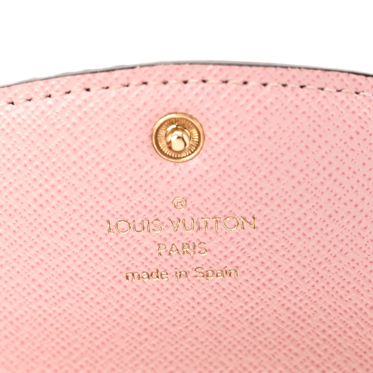 Louis Vuitton Damier Ebene Rosalie Coin Purse Rose Ballerine 6 of 8