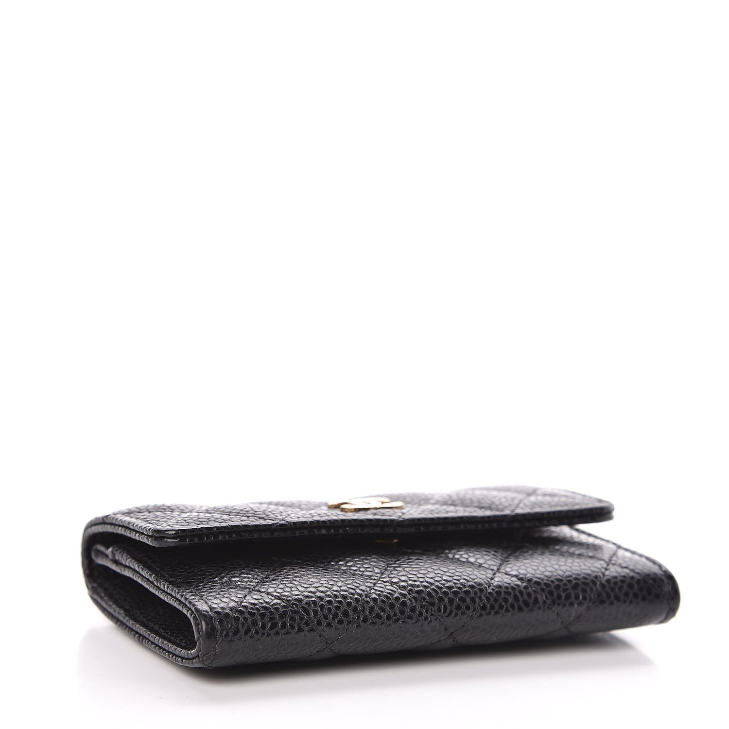 Chanel Caviar Quilted Flap Card Holder Black 4 of 9