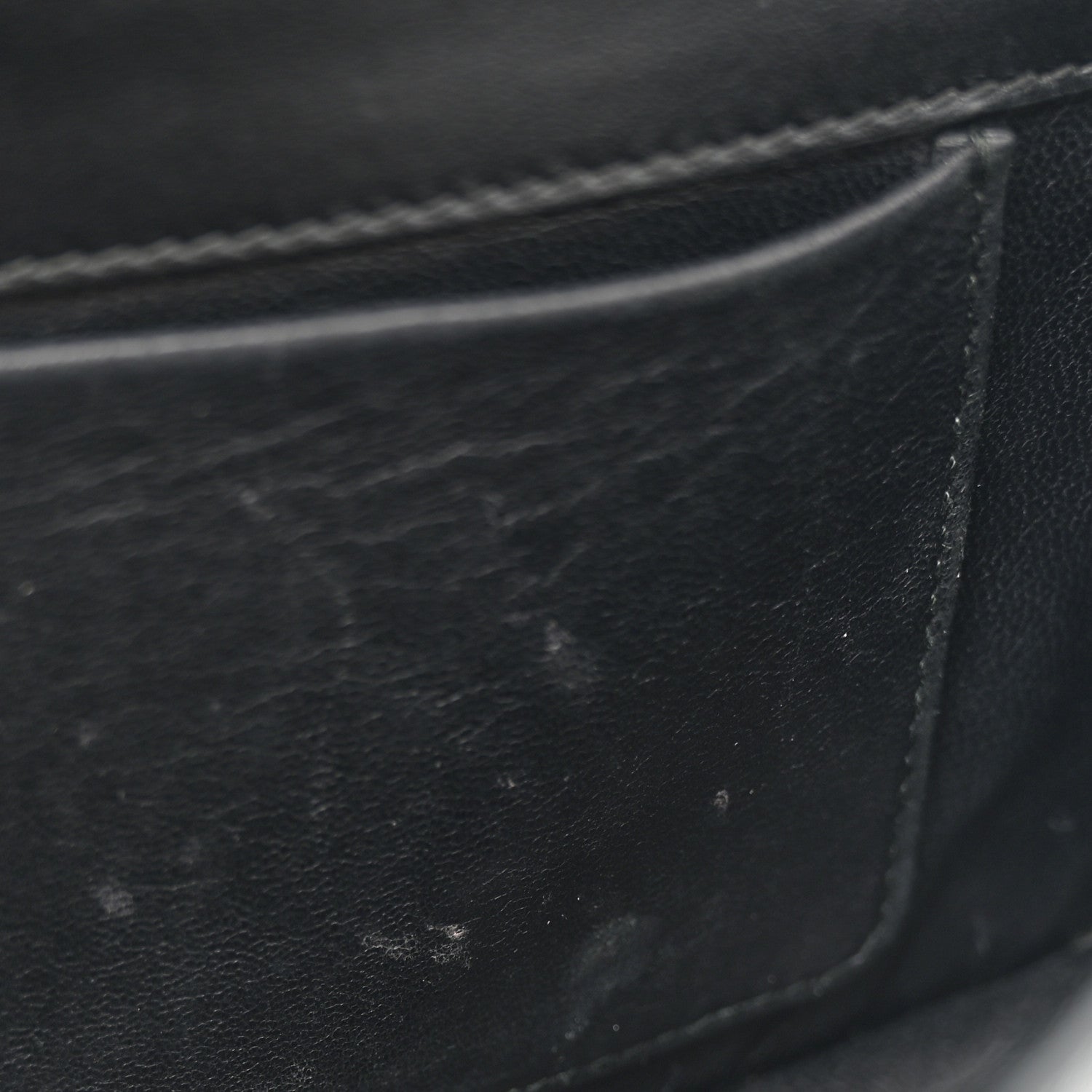 Prada Saffiano Cuir Calfskin Monochrome Envelope Wallet on Chain Shoulder Bag Black 10 of 16
