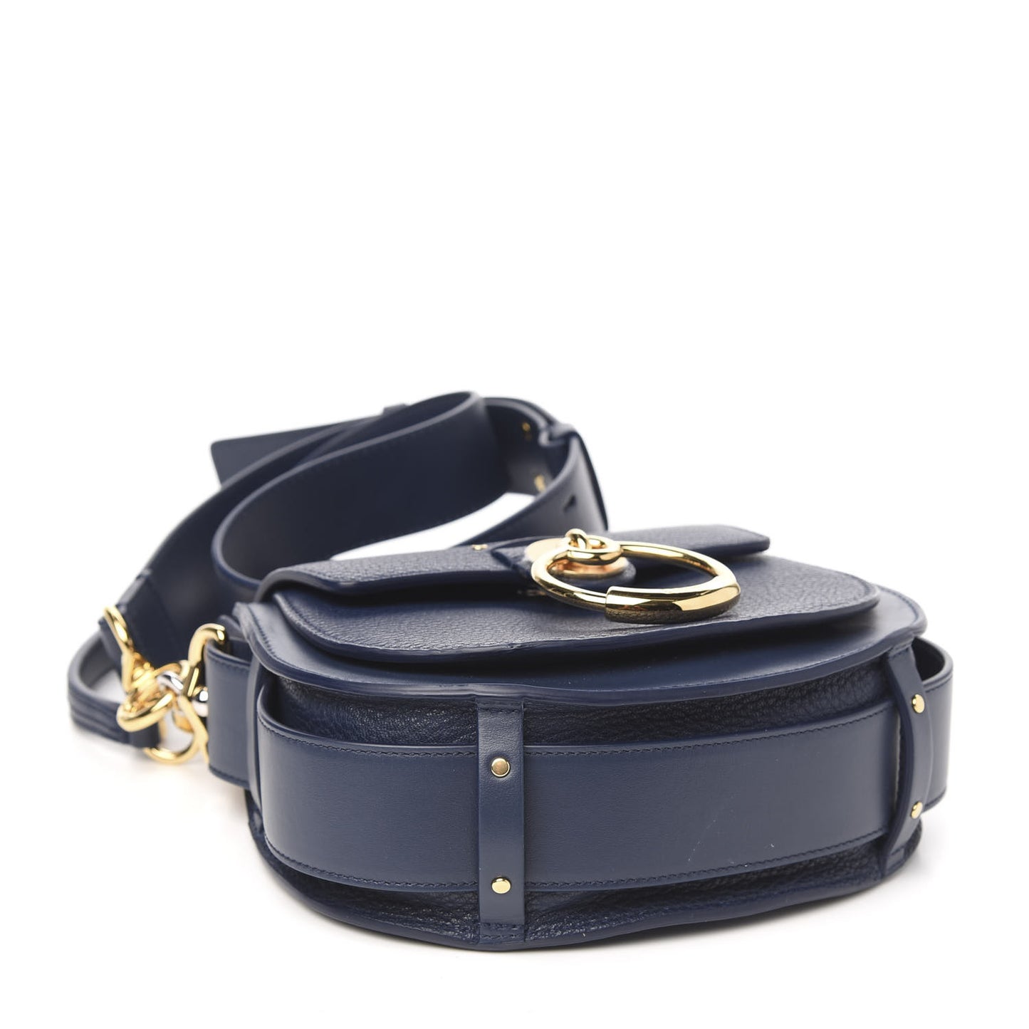 Calfskin Small Tess Bag Deep Ocean Blue
