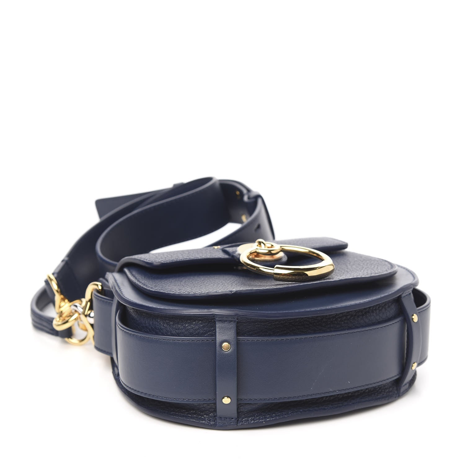 Chloe Calfskin Small Tess Bag Deep Ocean Blue 3 of 8
