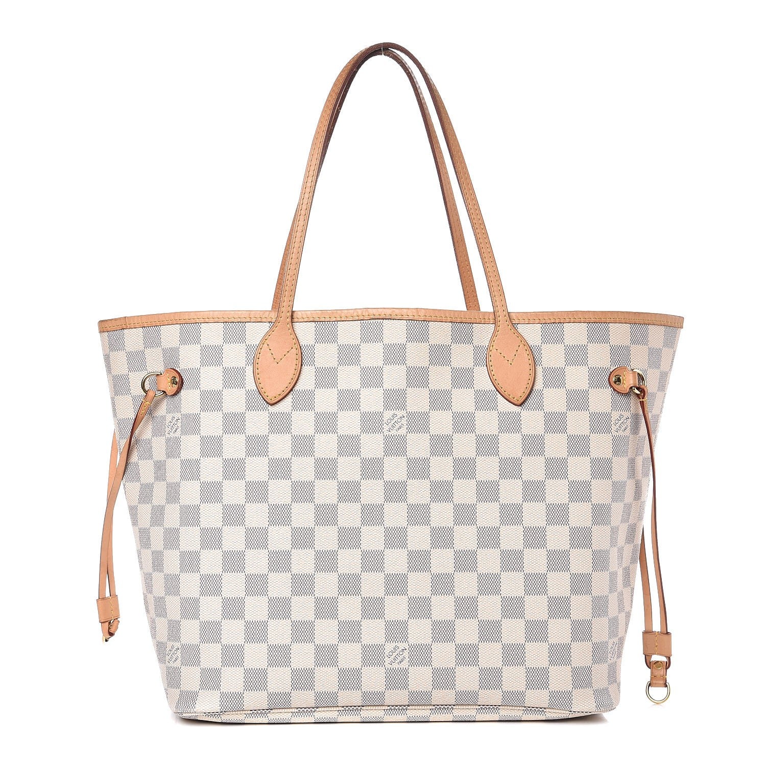 Louis Vuitton Damier Azur Neo Neverfull MM Rose Ballerine 1 of 11