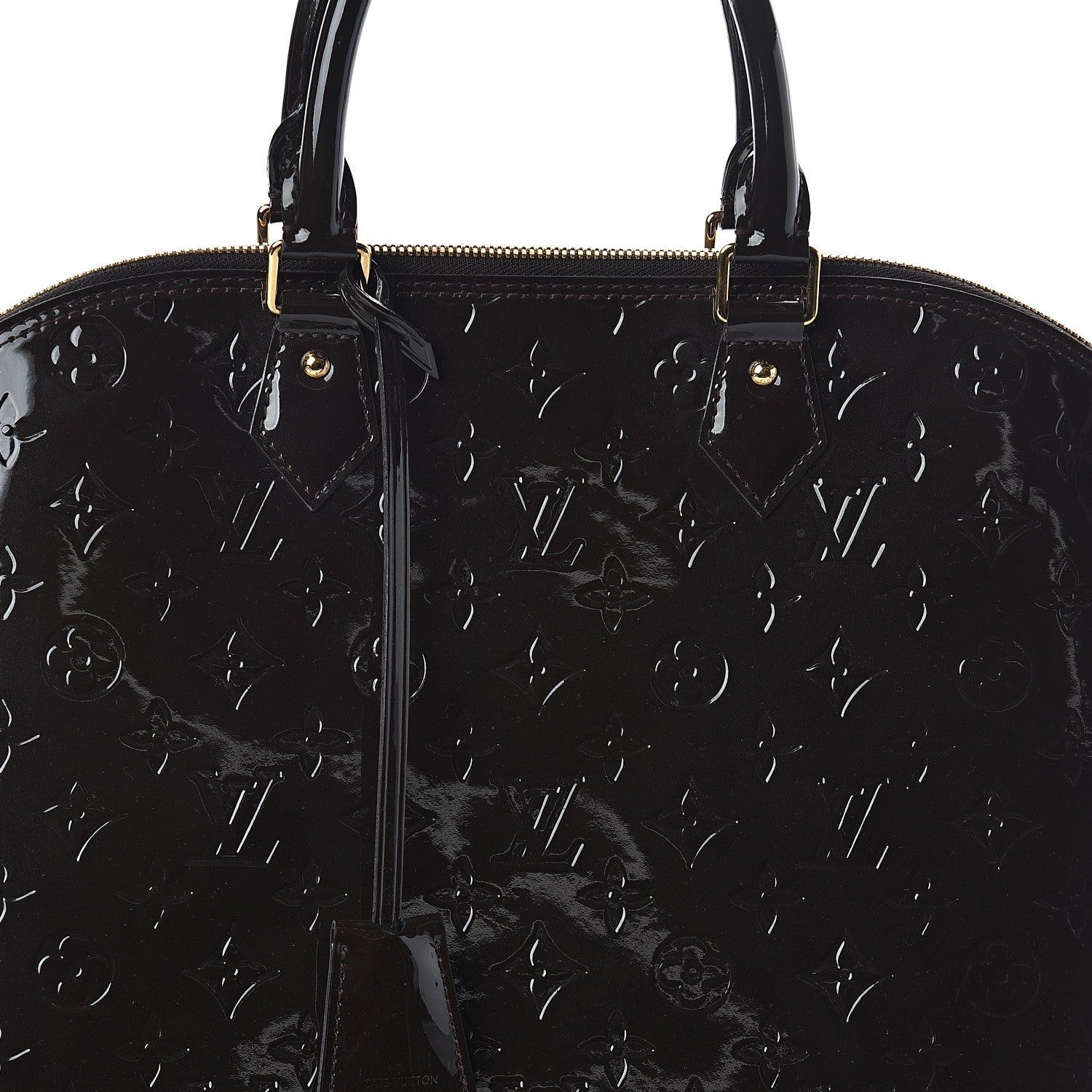 Louis Vuitton Vernis Alma GM Terre D'Ombre 6 of 8