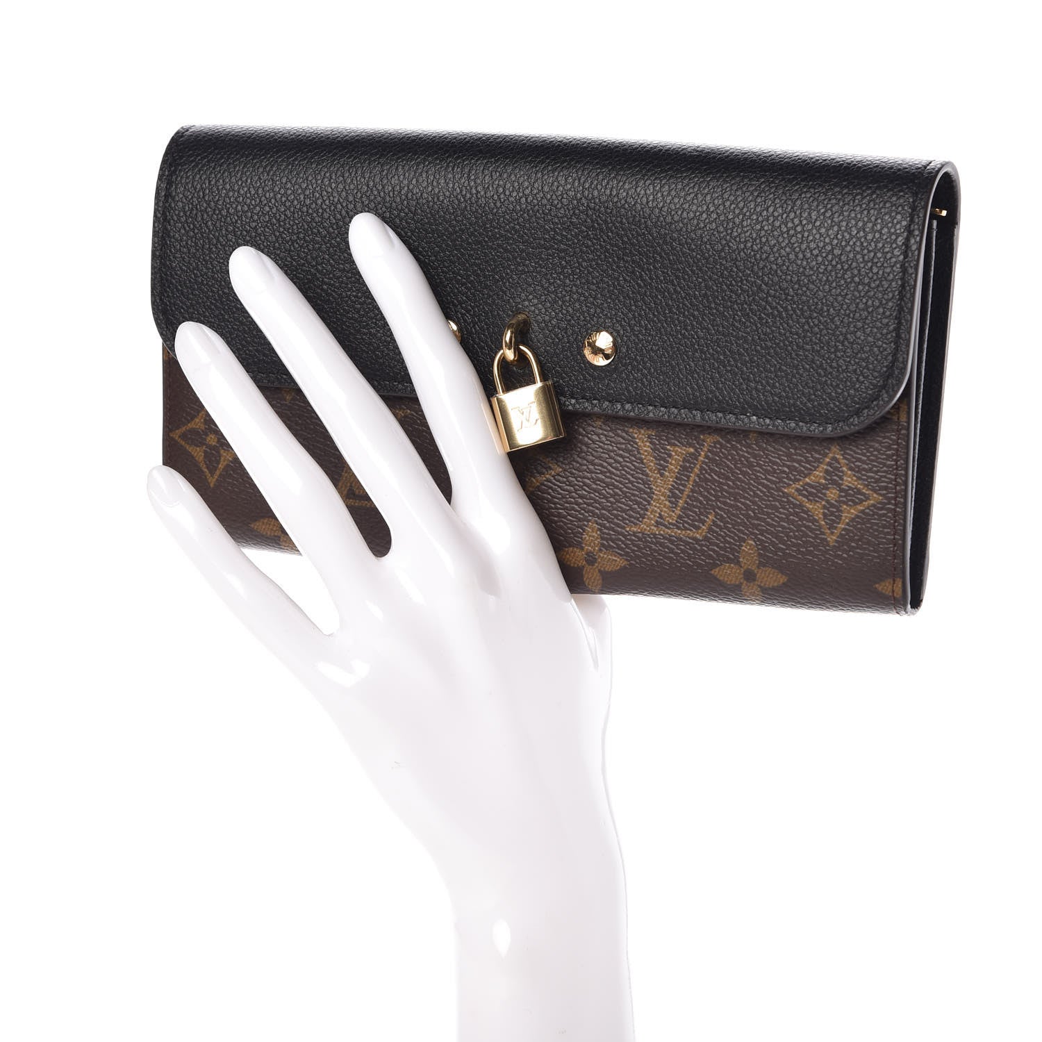 Louis Vuitton Monogram Venus Wallet Black 2 of 7
