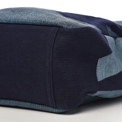 Chanel Canvas Large Shopping Tote Dark Blue 9 of 10