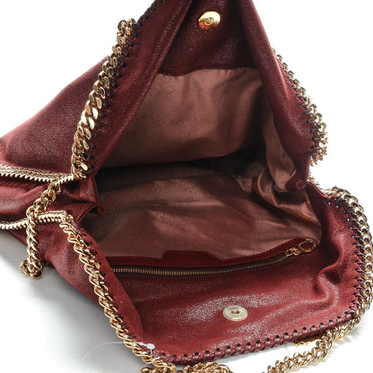 Stella McCartney Faux Leather Small Shaggy Deer Falabella Plum 5 of 8