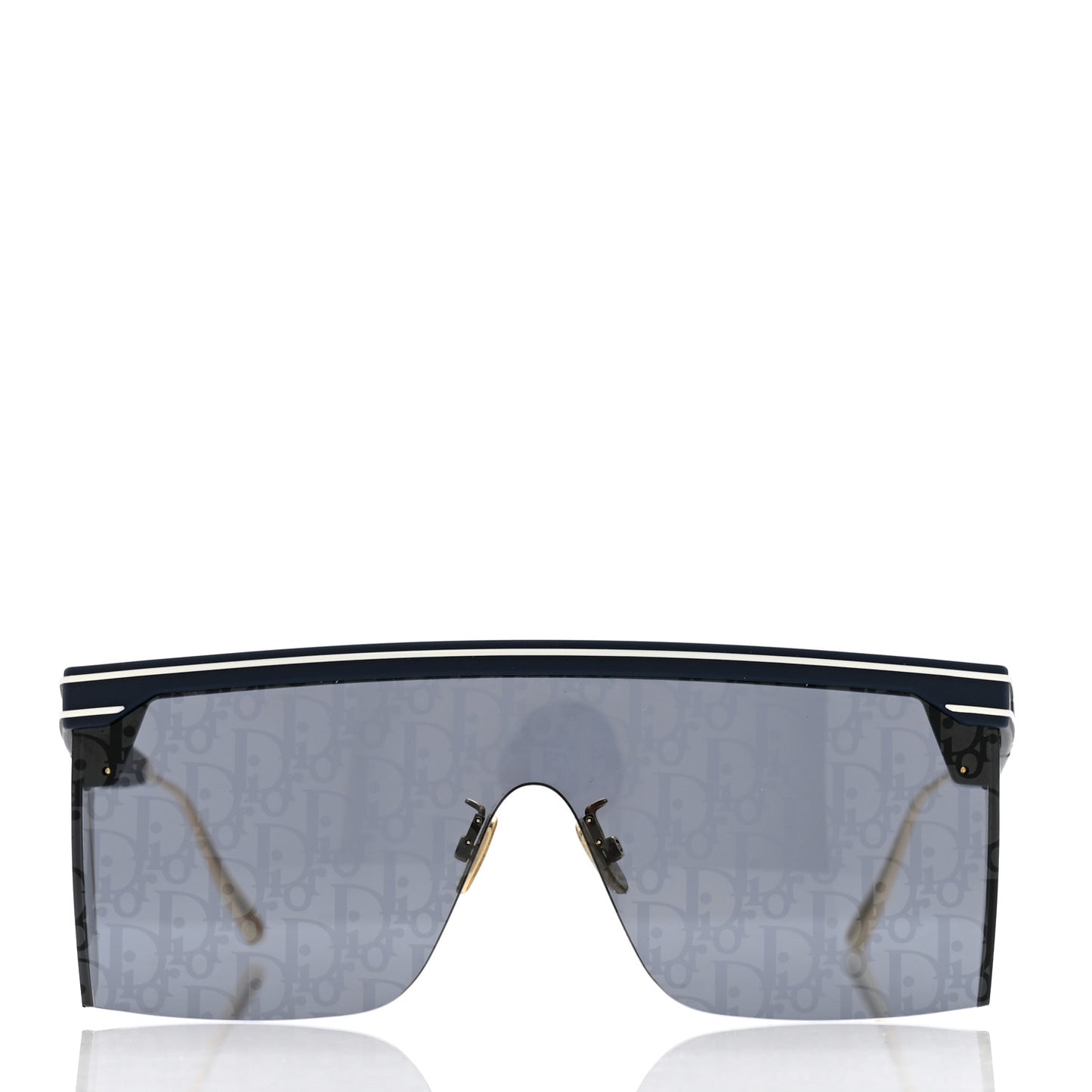Oblique Diorclub M1U Mask Sunglasses Blue