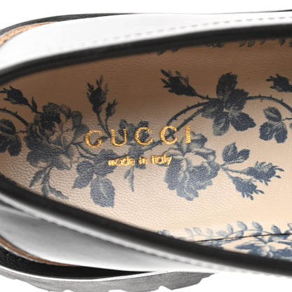 Gucci Cordovan Lux Womens Harald Horsebit 25mm Platform Loafers 37 Black 7 of 10