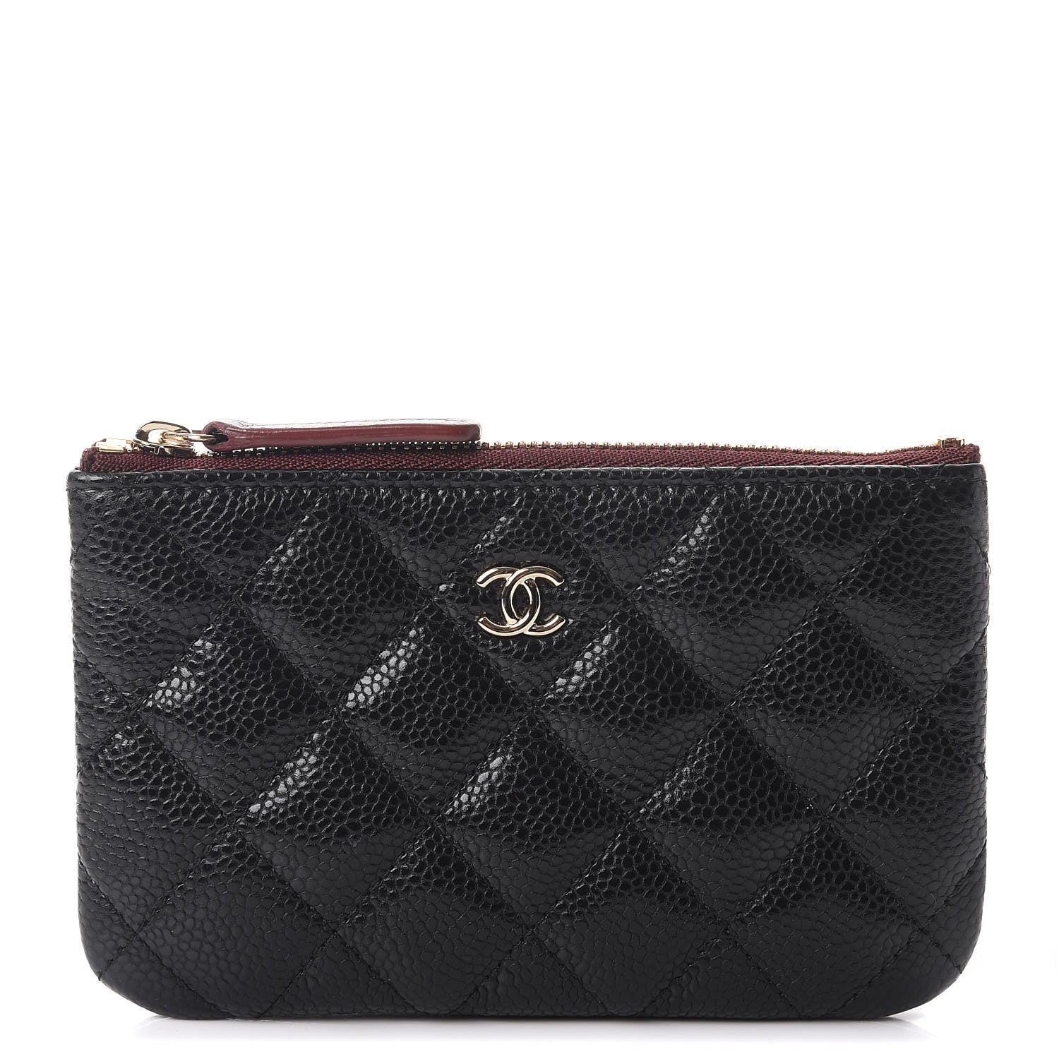 Chanel Caviar Quilted Small Cosmetic Case Black 1 of 8