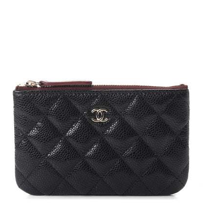 Chanel Caviar Quilted Small Cosmetic Case Black 1 of 8